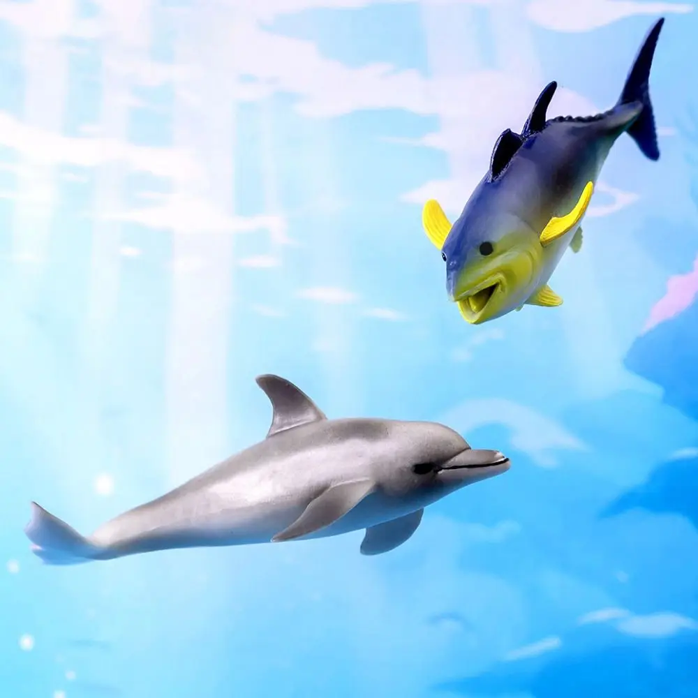 

Simulation Sea Animals Action Figures Decorative Ocean Animals Dolphin Whale Shark Model PVC Simulated Marine Sea Life