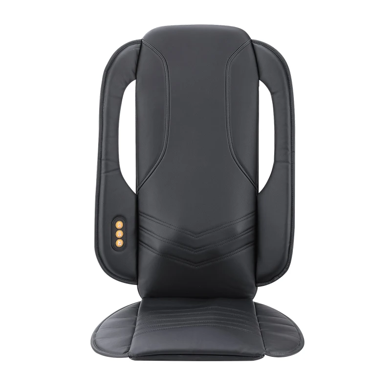 D253 High Quality Full Back Massage Cushion Vibrating Heated Car Seat Cushion With 3 Intensity Levels 2