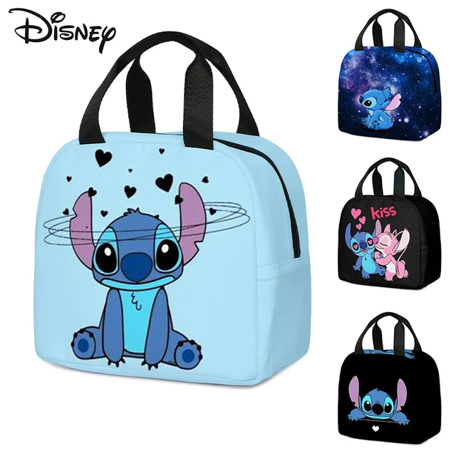 Women Kids Stitch Lunch Bag Reusable Girls Lunchbag Office Work School  Picnic Portable