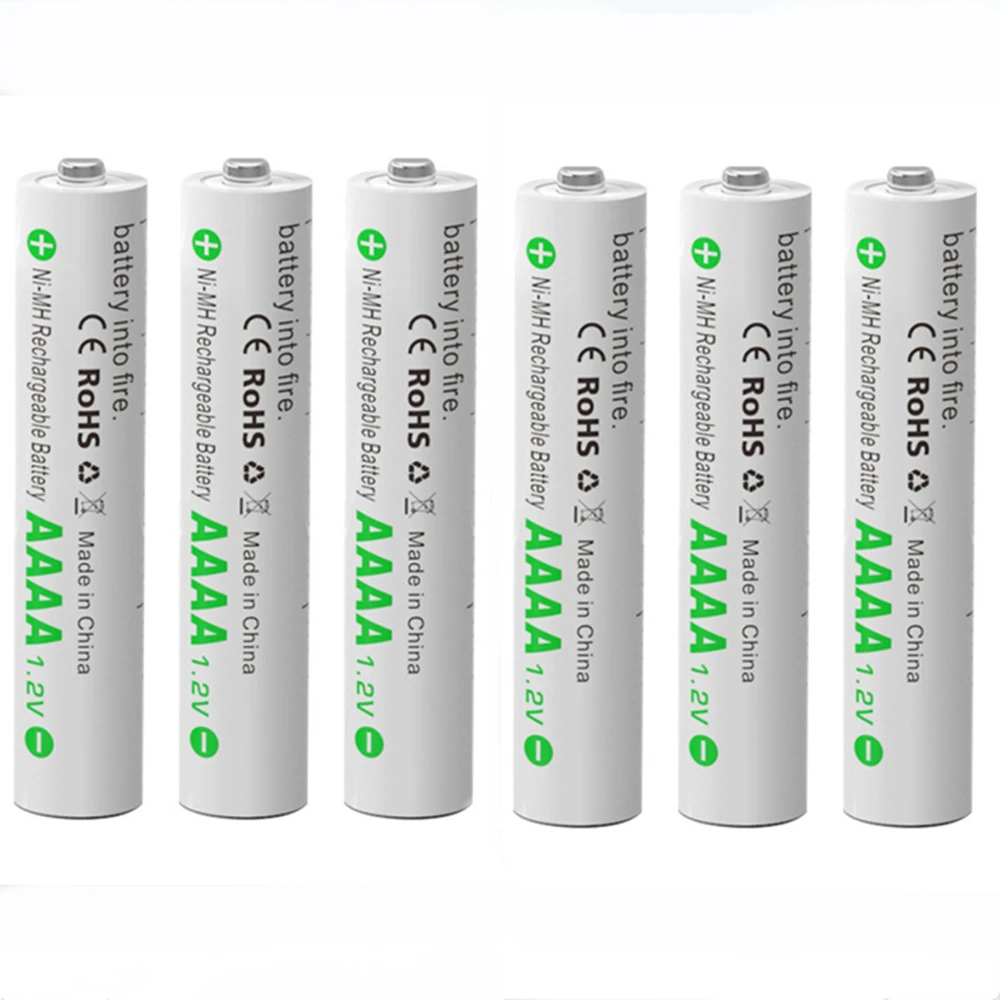 

6 шт./партия, перезаряжаемые батарейки 1,2 в