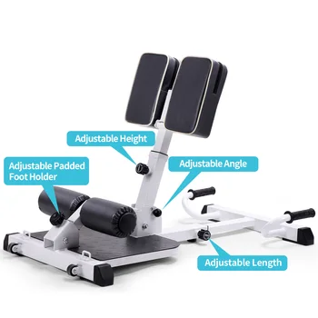 leikefitness Deluxe Multi-Function Deep Sissy Squat Bench Home Gym Workout Station Leg Exercise Machine 2