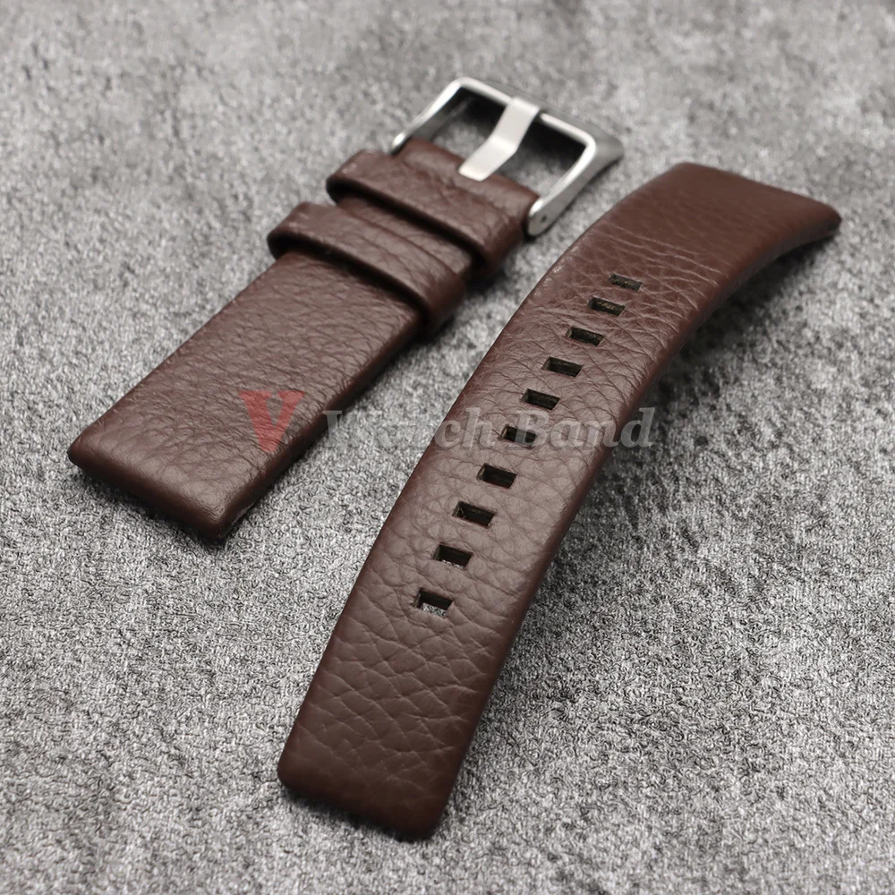 Lychee Pattern Brown and Black Soft Wristband