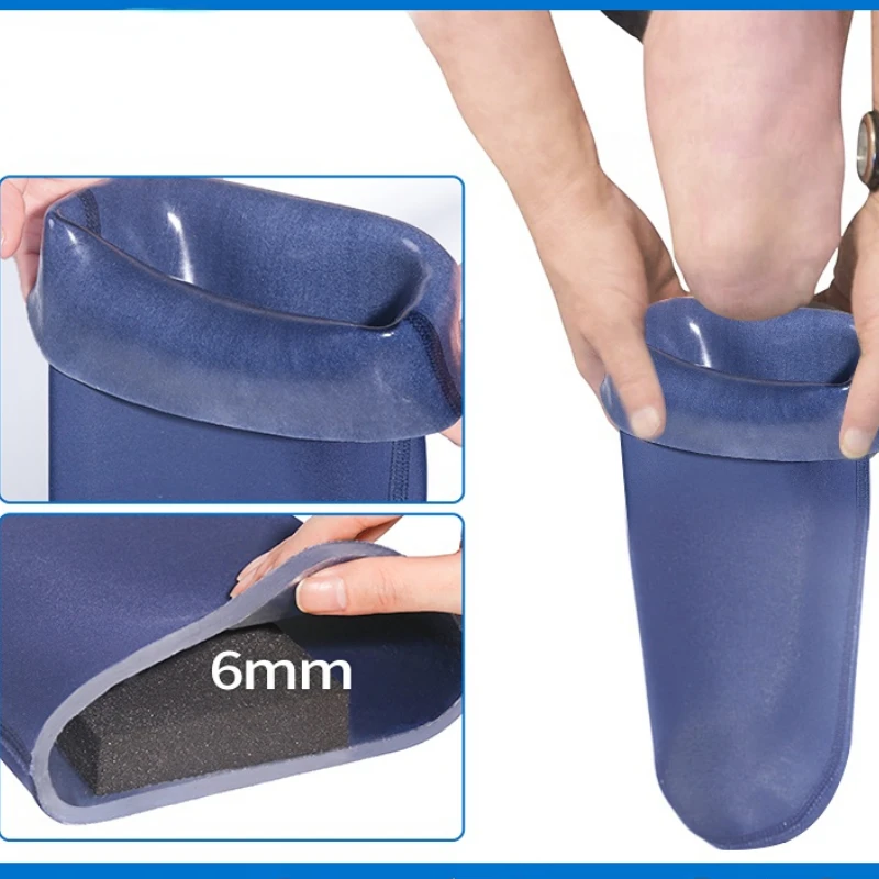 

6mm No Keyhole Calf Prosthetic Socks a Prosthesis Protective Gear Silicone Sleeve Calf Silicone Prosthetic Gel Sleeve