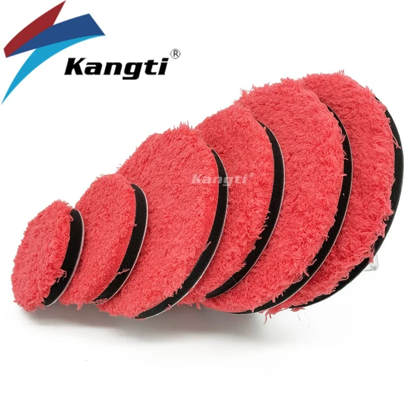 Car Polishing Pad 3"/4"/5"/6"/7" Fast Finishing Microfiber Polishing Pad Disc Kits For DA/RO Car Polisher car polishing pad,car polish pad