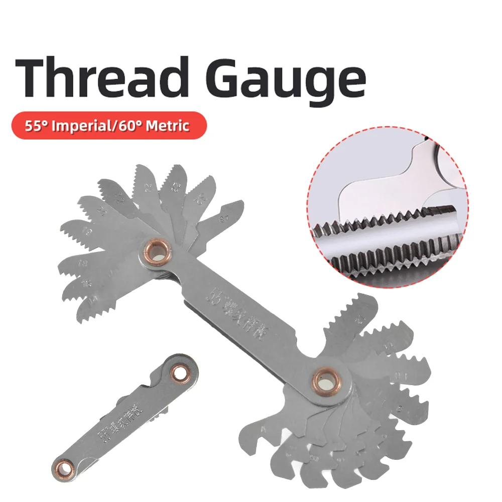 Thread Pitch Gauge Measuring Tool Screw Thread Pitch Gauge Measure