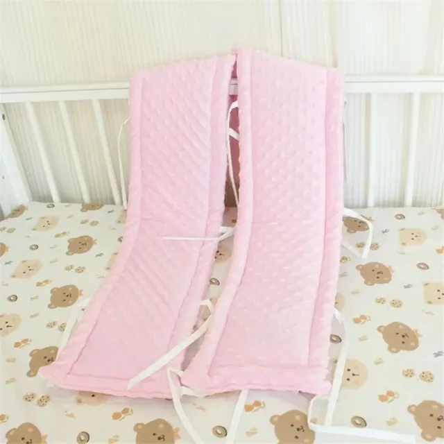 Cartoon Print Pattern Crib Bumper Children Bed Anti-collision Protection Strip Crib Guardrail Cotton Soft Wrapping Edge Cushion 4