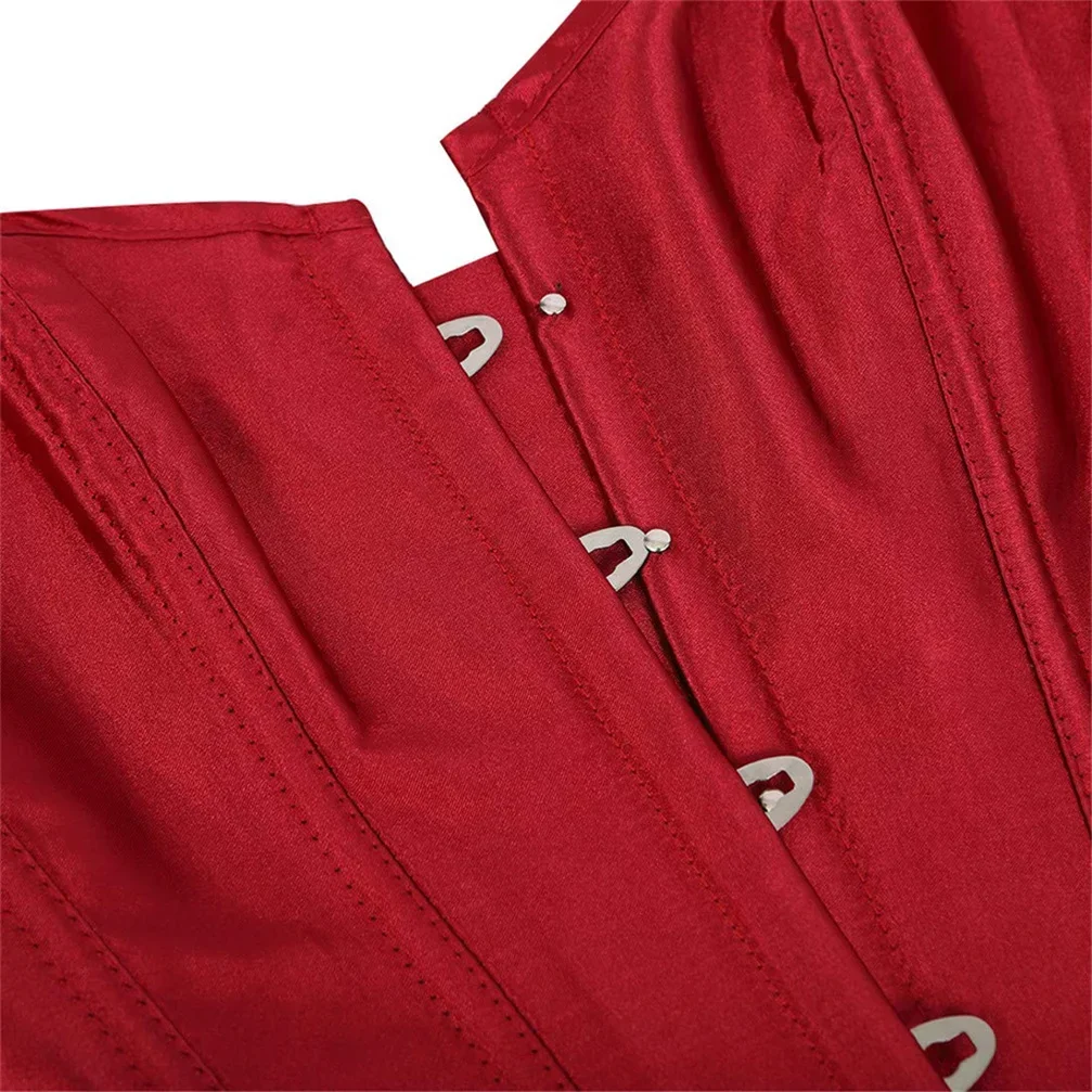 Waist corset corset bustier top lace corset Women Corsets Lace Up Bond Bustiers Satin Corset Casual Bustier Vintage Style Overbust Bridal Korsett Party Costume Plus Size