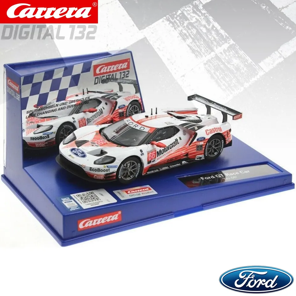 カレラデジタル132スロットカー「フォードGTレースカー」新品未開封未使用の美品 カレラスロットカーDigital132フォードgt、30771 30913 30970