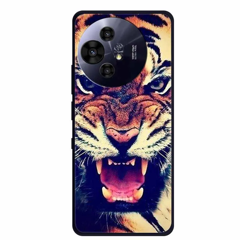 Premium Black Silicone Protective Case for TCL 50 Pro NxtPaper 5G