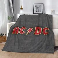 Acdc Fluffy Soft Blankets & Throw Blanket Home Interior Knitted Plaid Beach Towel Microfiber Bedding Knee Nap King Size Bed Sofa 1