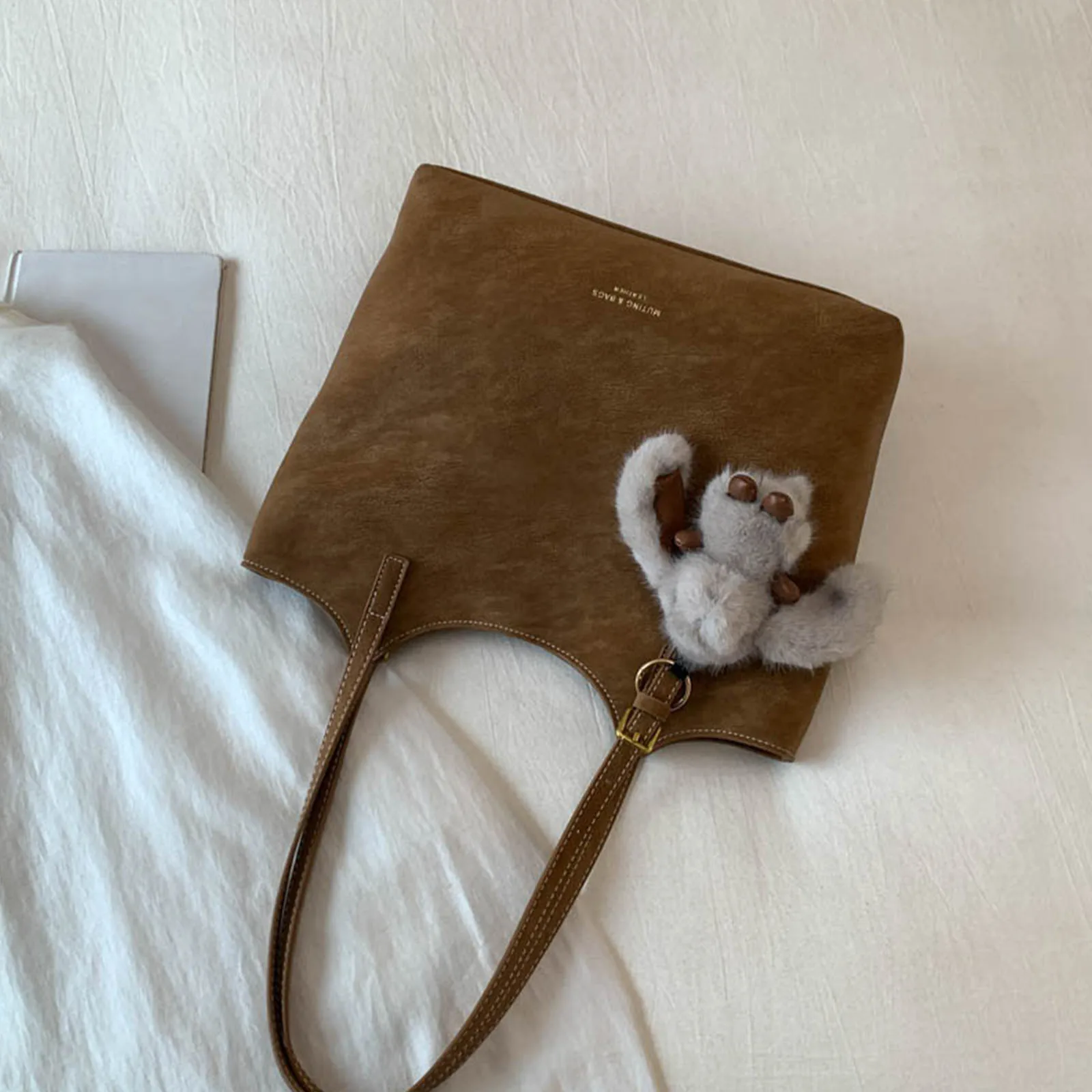 Women PU Leather Shoulder Bag with Adjustable Strap Underarm Bag Commuter Bag for Work Shopping Travel Daily