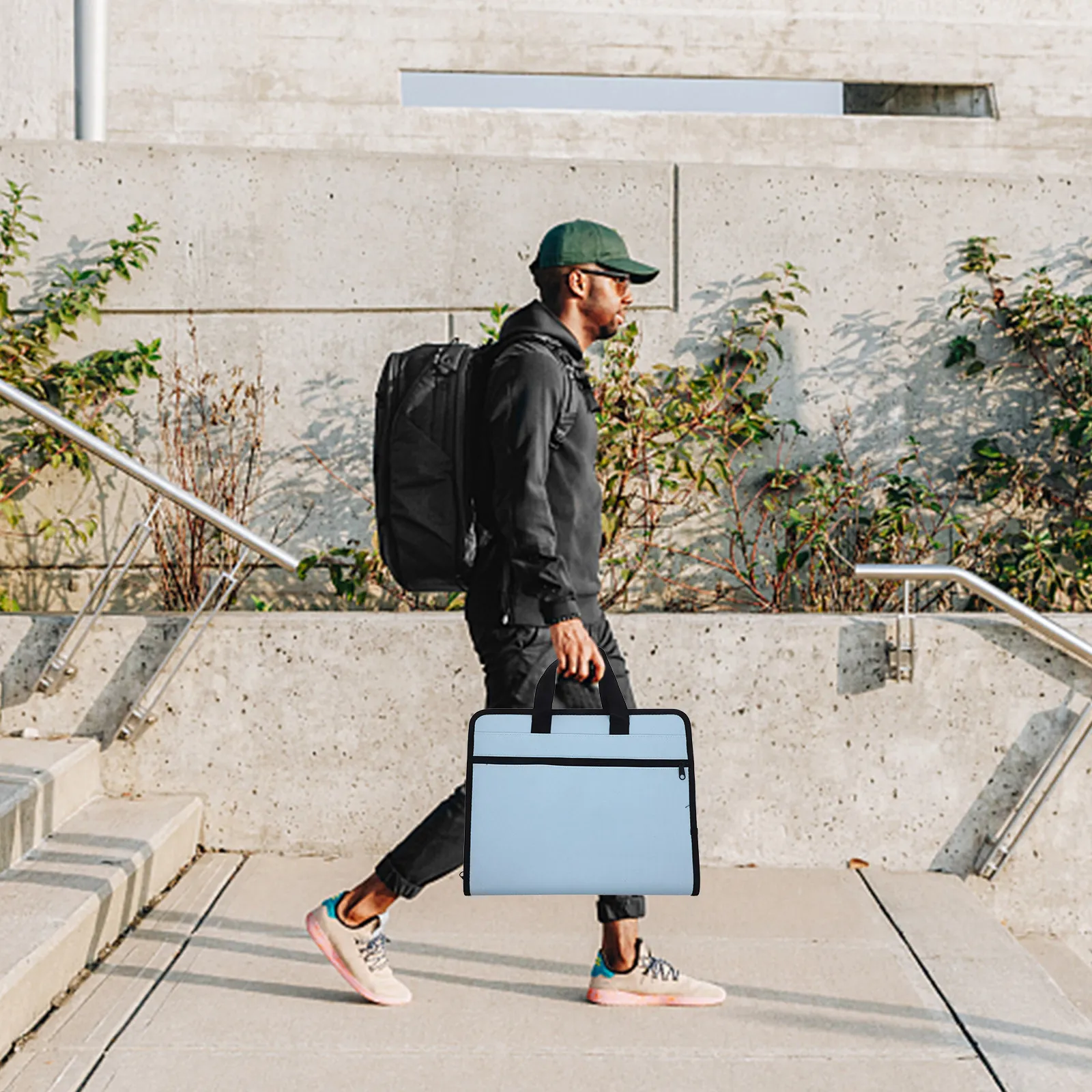 확장형 파일 폴더 다층 아코디언 디자인 휴대용 영수증 정리함 대용량 파일 보관 가방 문서 홀더