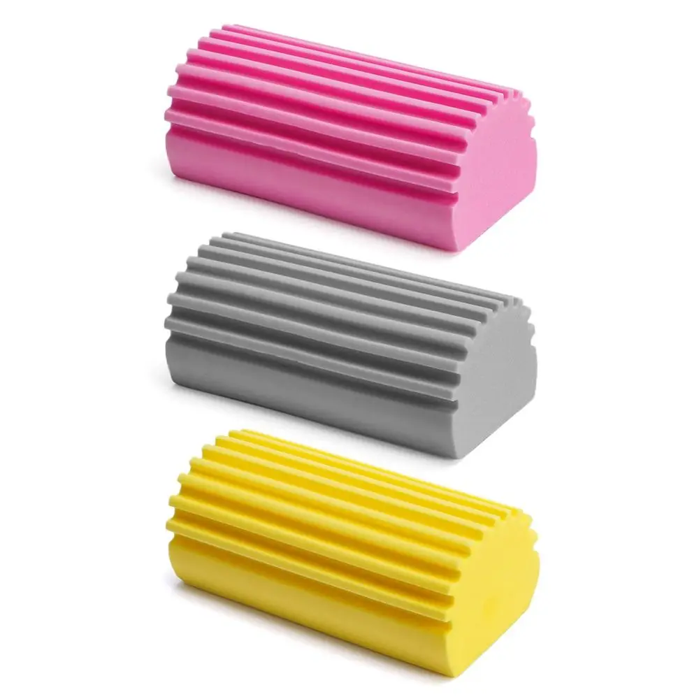 Description Picture 2 of item3pcs Duster for Cleaning Blinds Glass Magical Dust Cleaning Sponges Household Sponge Cleaning Brush Damp Clean Duster Sponge