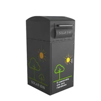 Smart Compactor Bins With Solar Panels For Urban Waste Management 1