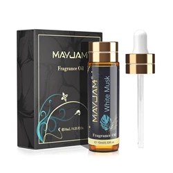 MAYJAM 10ml Aromatic Scent Oil - Strawberry Coconut Cherry Orange Blossom - 10ml (White Musk)