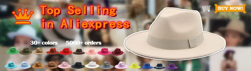 Hats for Women Fedoras Women Winter Hat Belt Felted Accessories Hat Men Wedding Decorate Women's Hat 2021 New Sombreros De Mujer brown fedora hat