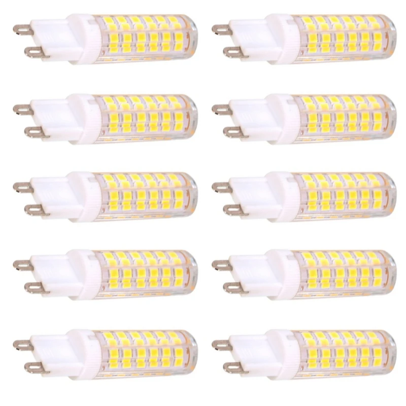 1- 10PCS Super Bright G9 LED Light Bulb 6W 9W 12W 15W 220V Lamp Constant Power Light LED Lighting G9 2835 SMD Bulbs