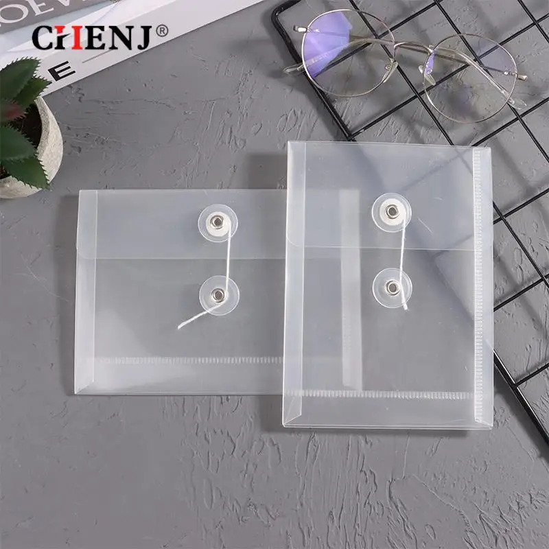 

Mini A6 Size File Folder Organizer PP Waterproof Transparent Document Bag Storage For School Office Supplies Student Stationery