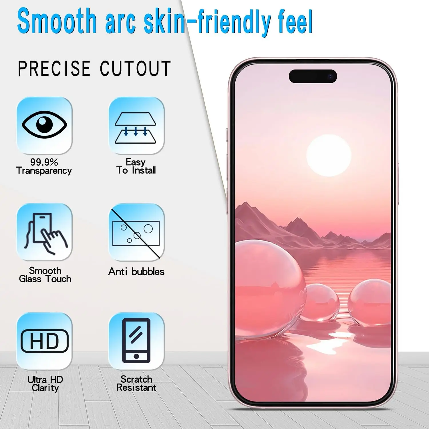 Premium 3-Pack Tempered Glass Screen Protectors