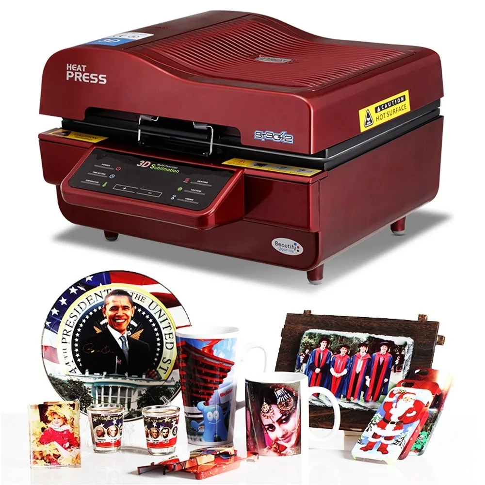 

3d sublimation vacuum heat press machine mobile covers cell phone cases printing machines ST3042