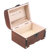 Chest Treasure Box Pirate Kids Treat Wedding Favor Boxesfor Mini Small Trinket Savings Party Pool Diving Storage Gift Gold 2