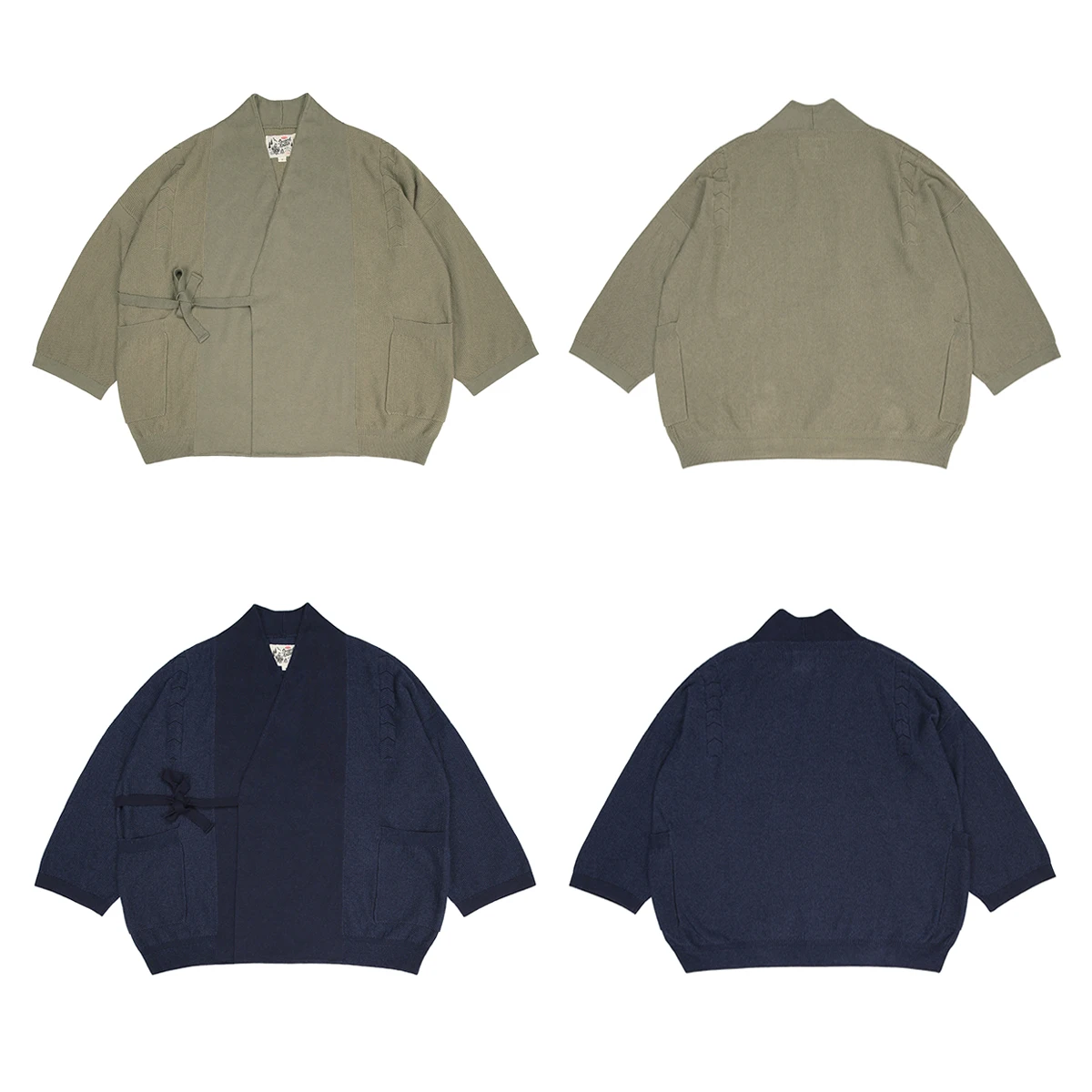 Second Order Kimono Cotton Cashmere Knit Oversize Cardigan Japanese Kendo Jacket 5