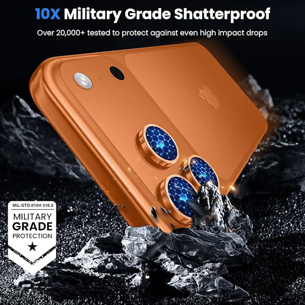 Premium Metal Camera Lens Protector with Air Ring Lens Glass - Pro Max Accessories