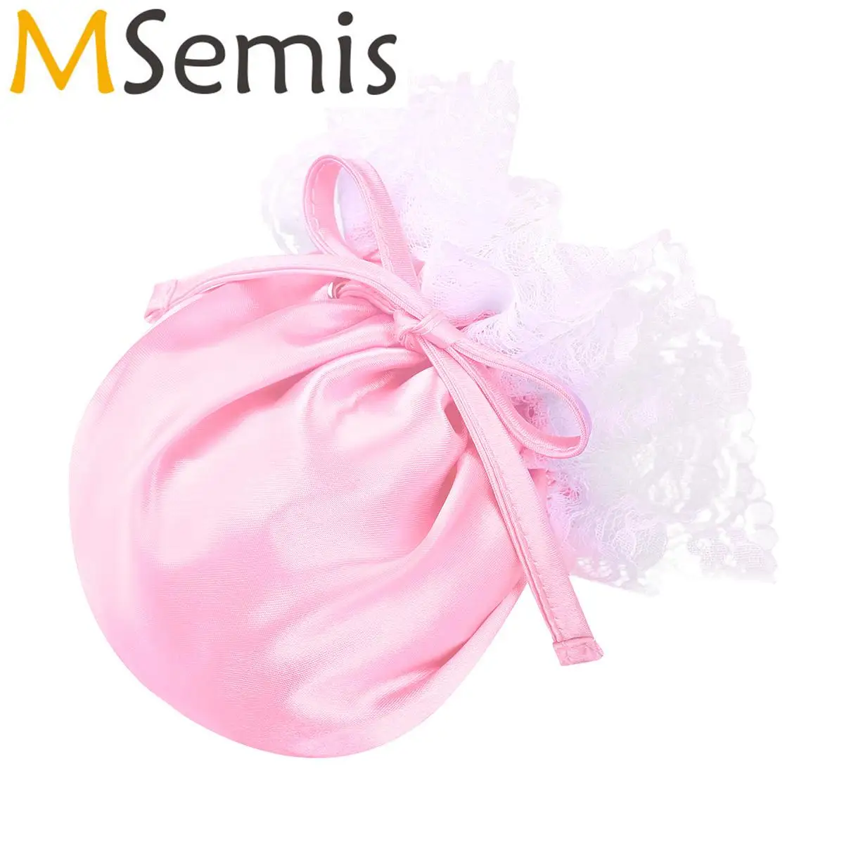 Mens Sissy C-String Lingerie Underwear Underpants Floral Lace Elastic Drawstring Satin Male Bulge Pouch Mini Briefs Panties