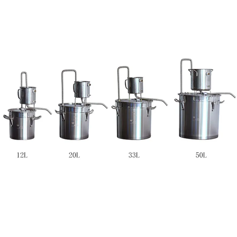 Electric Distiller Alcohol Making Brandy Distilling Machine Wine Beer Fermentation Pot Whisky Distillery Collumn Equipment