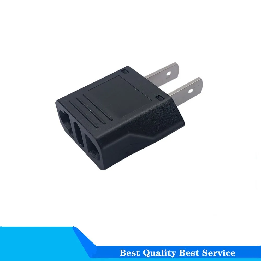 

2PCS Arrival Universal European EURO EU to US USA Travel Plug Adapter Converter Power Plug Adaptor Outlet Converter