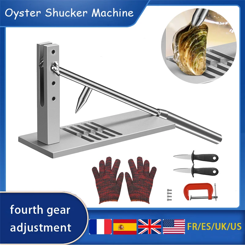 Stainless Steel Oyster Shucker Tool Set, Shucking Knife Kit