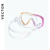 VECTOR Professional Snorkel Diving Mask and Snorkels Goggles Glasses Diving Swimming Easy Breath Tube Set Snorkel Mask 4