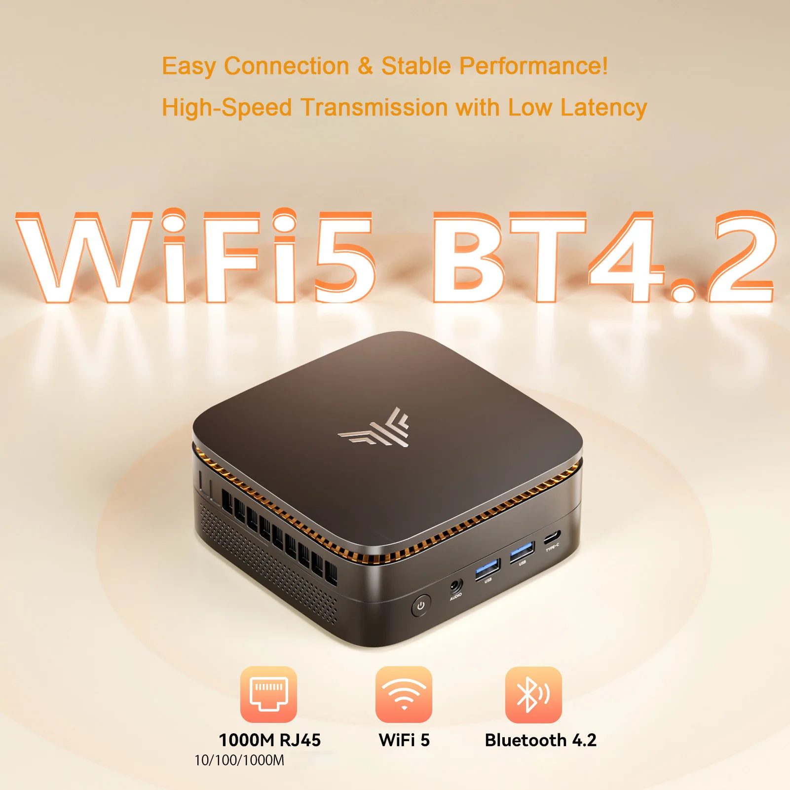 KAMRUI AMD Ryzen 3 4300U Mini PC 16GB DDR4 512GB M.2 SSD Mini