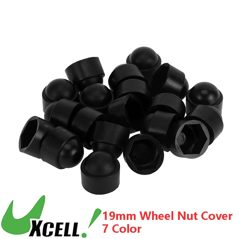 Wheel Nut Caps Screw Caps Wheel Nut Covers 20pcs 19mm Wheel Lug Nut Bolt Covers Anti-Theft Screw Cap Car Hub CarTire Screw Cap Exterior Decoration