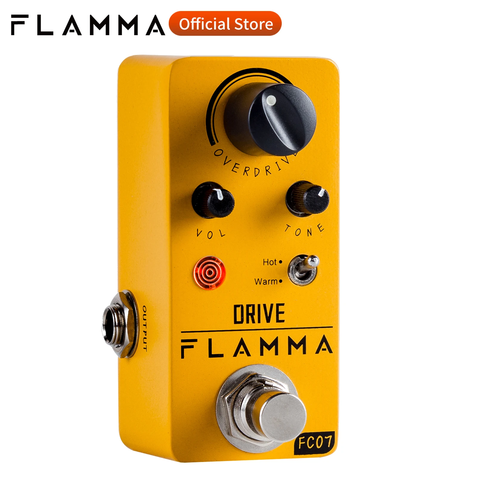 Guitar Effects Pedal Guitar Effect Pedal FLAMMA FC07 Overdrive Electric Guitar Hot Warm Modes True Bypass