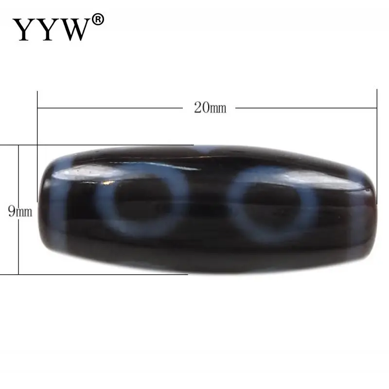 

Natural Tibetan Agate Onyx Dzi Beads Oval Three Eyed 20x9x3mm Tibetan Dzi Beads Jewelry Making DIY Necklace Bracelet