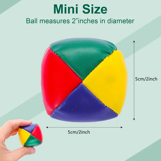 1/3/6Pcs Juggling Balls for Beginners Soft Juggle Ball Kit Easy-to-Handle Mini Juggling Balls Perfect for Fun and Stress Relief 6