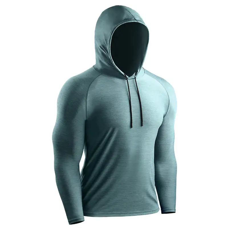 

Men's Outdoor Running Fitness T-shirt Hoodies Quick Dry Sport Shirt Men Top Gym Trainning Exercise Coat Male Sweater Clothes 571