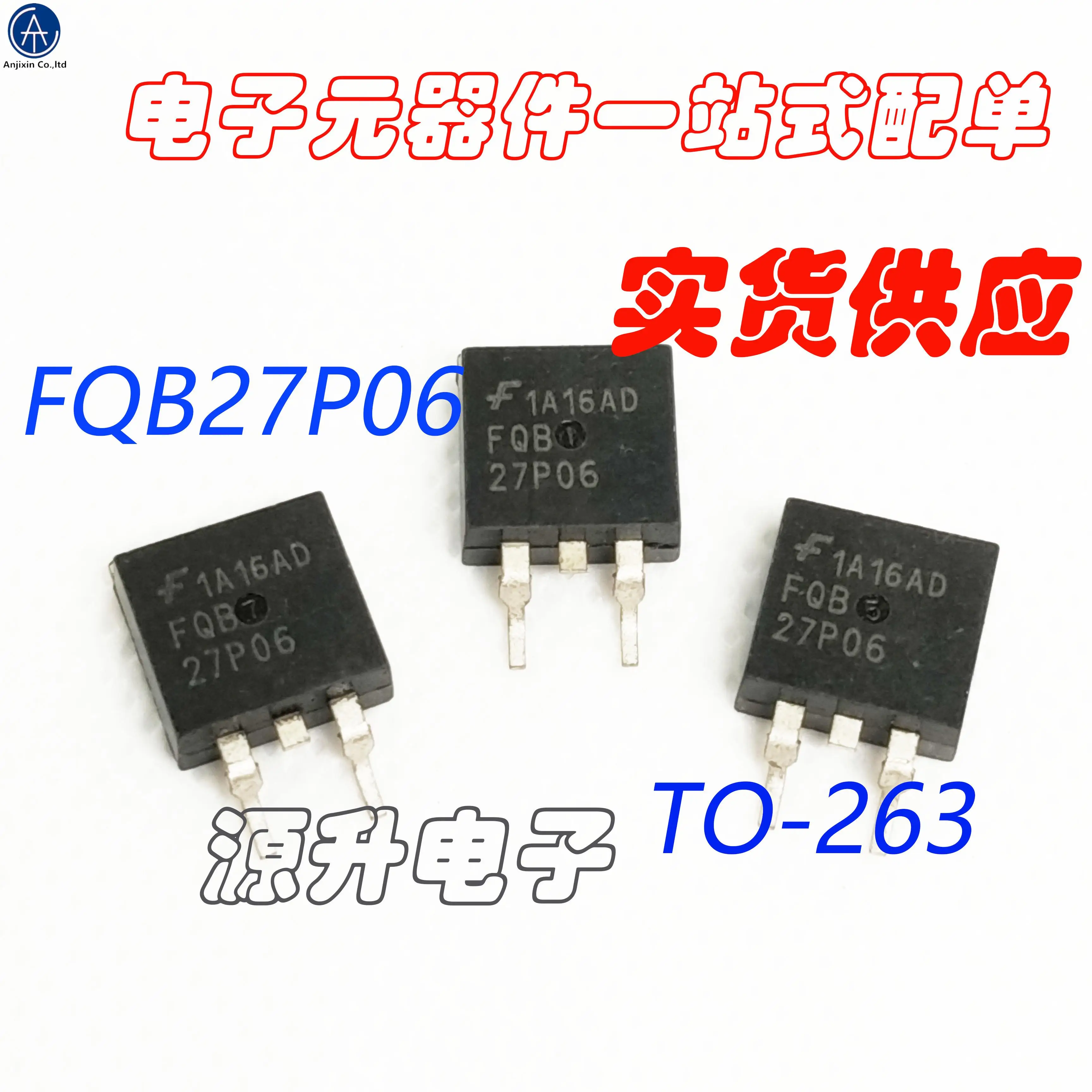 

20 шт., 100% оригинальный новый патч-трубка FQB27P06 27P06 с полевым эффектом MOS TO-263 27A 60V