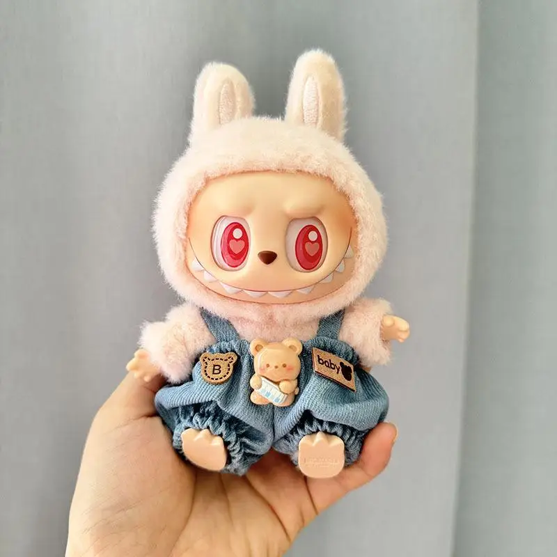 thumbnail image 1 of Ropa y accesorios para muñecas de peluche de 17 cm, mini muñecas de peluche, para Kpop de Corea, Exo, Labubu I II, muñecas ídolos, ropa de fiesta sentada, regalo, 1 of 5