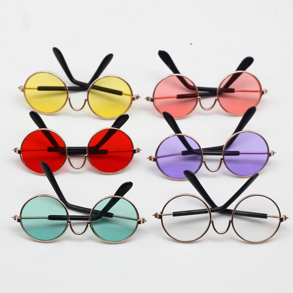 7-8cm Colorful Doll Glasses – Stylish Accessories for 15cm EXO, Upset Duck, Bao-ao, Blythe & Labubu Dolls 3
