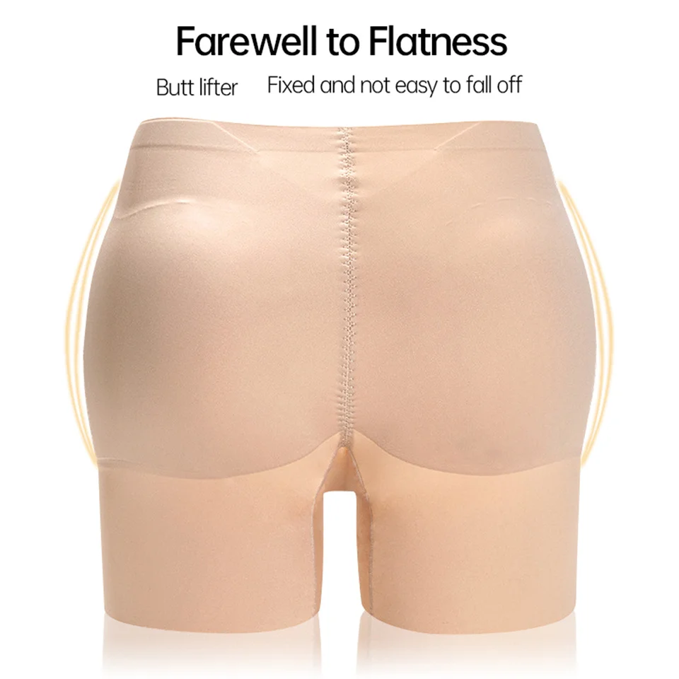 Minxilim Belly Reducing Panties Tummy Shaper Fake Butts And Hips Detachable Pad Body Shapewear Woman Underwear