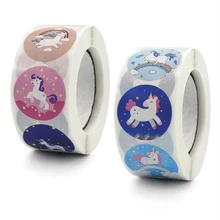 

100PCS Star Unicorn Praise Thank You Sticker Labels Sealing Paper Stickers Stationery Supply Decoration Child Scrapbooking