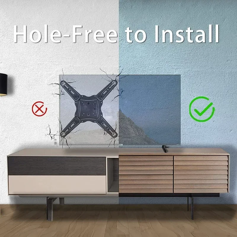 Adjustable Universal TV Stand Base with Screws