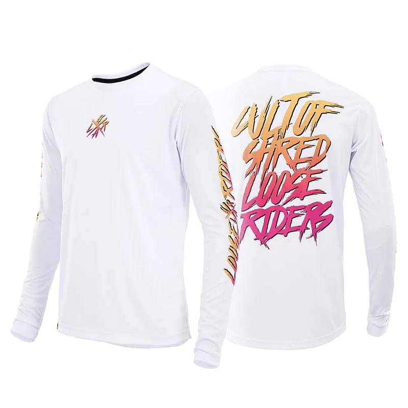 2023 Loose Rider Mens Maglia A Maniche Lunghe Bmx Enduro Downhill Maglie Mtb Mountain Bike Bike Camicie Off Road Dh Moto Jersey