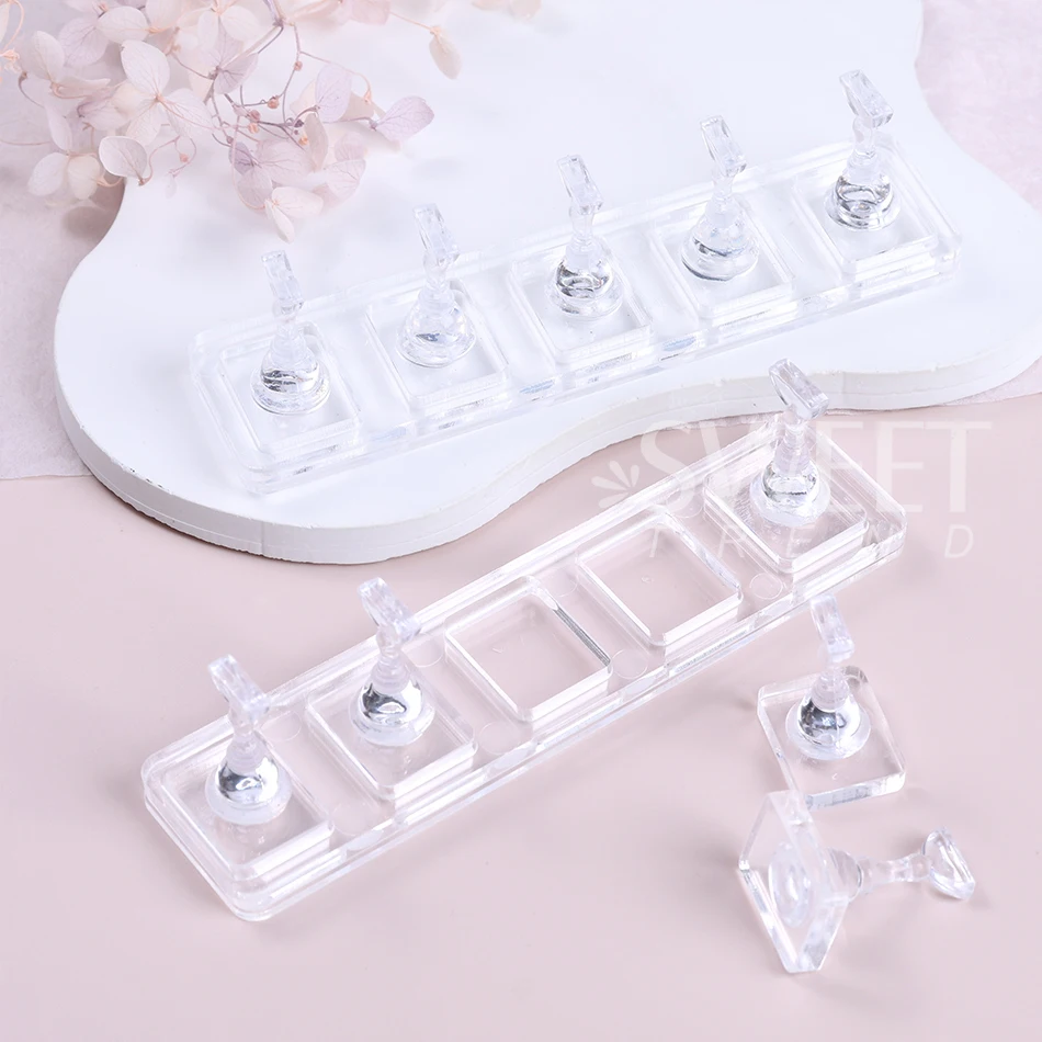 Acrylic Nail Display and Manicure Practice Stand Set