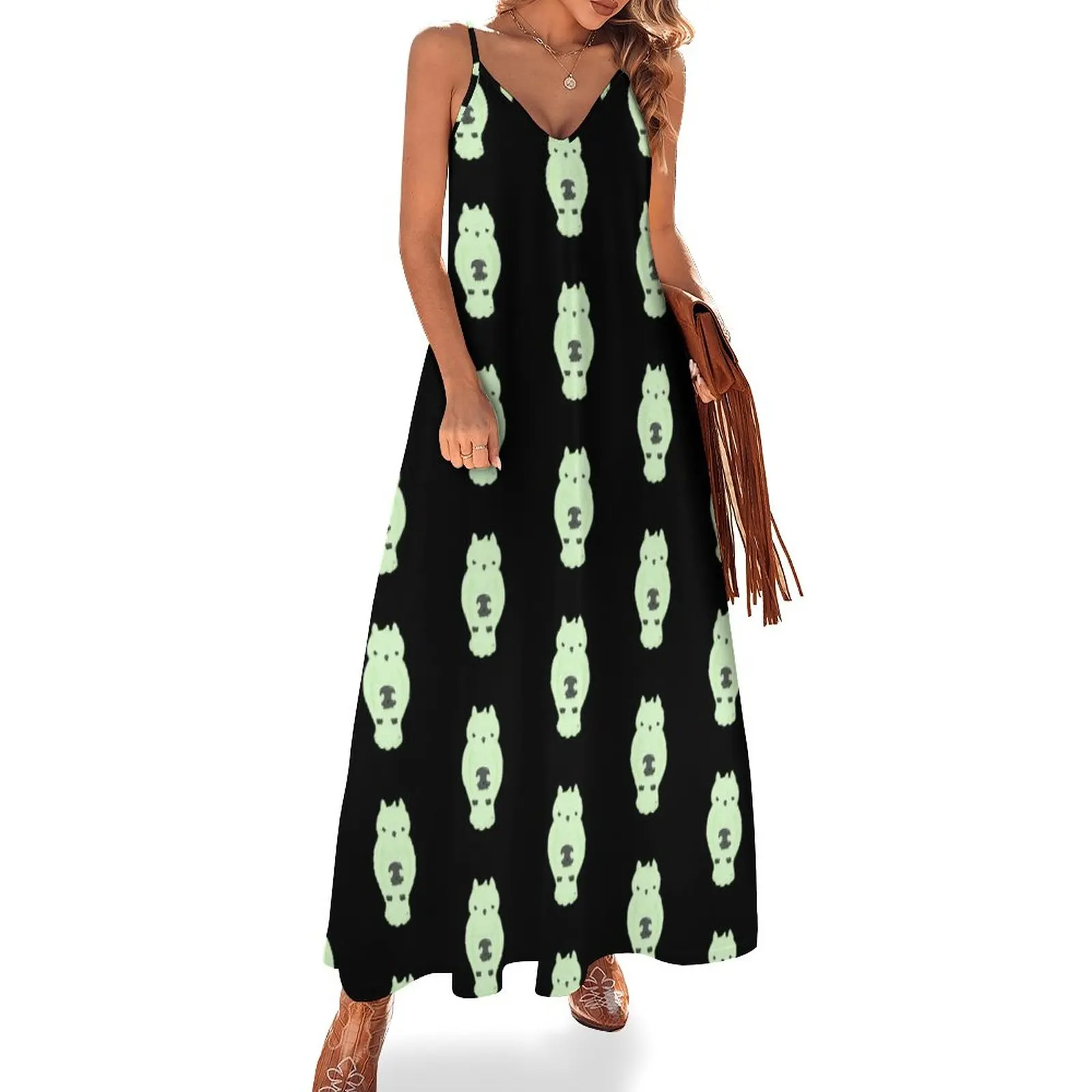 

New Glow Owl Sleeveless Dress Cocktail of dresses cocktail dresses