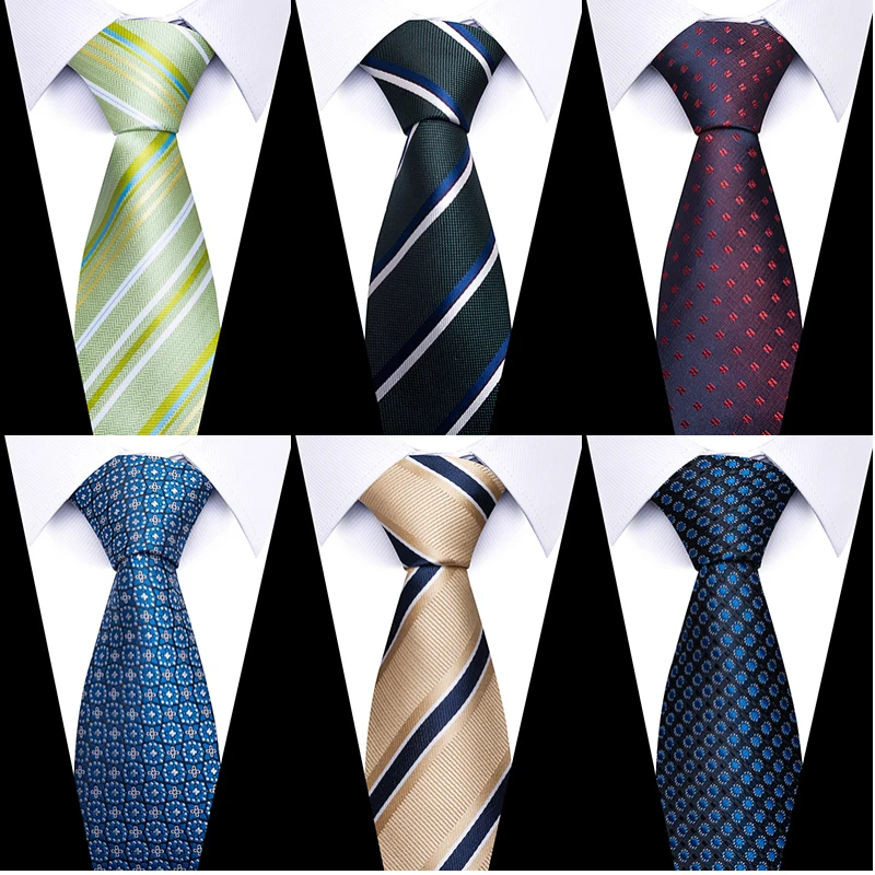 Silk Tie Gravatas Fashion Woven 8 cm Silk Necktie Wedding Accessories Blue Man Dot Fit Group Party Office neck tie bolo tie