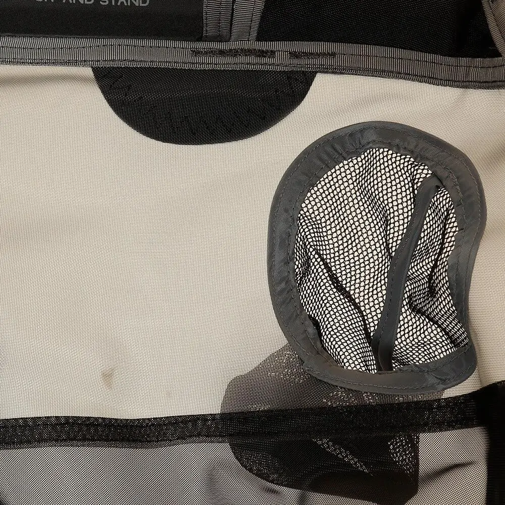 Aluminum Recliner Luxury Camping Chair for Beach, with Arm Rest, Foot Rest, Adjustable Lumbar, Graphite/Smoke