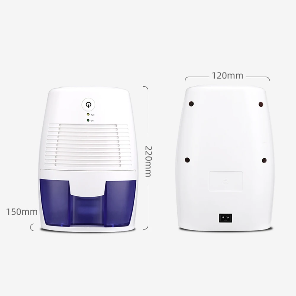 Deshumidificador, pequeño, silencioso, Mini portátil, LED, 1100ml, luz , de  agua para inodoro, oficina, guardarropa para Baoblaze deshumidificador